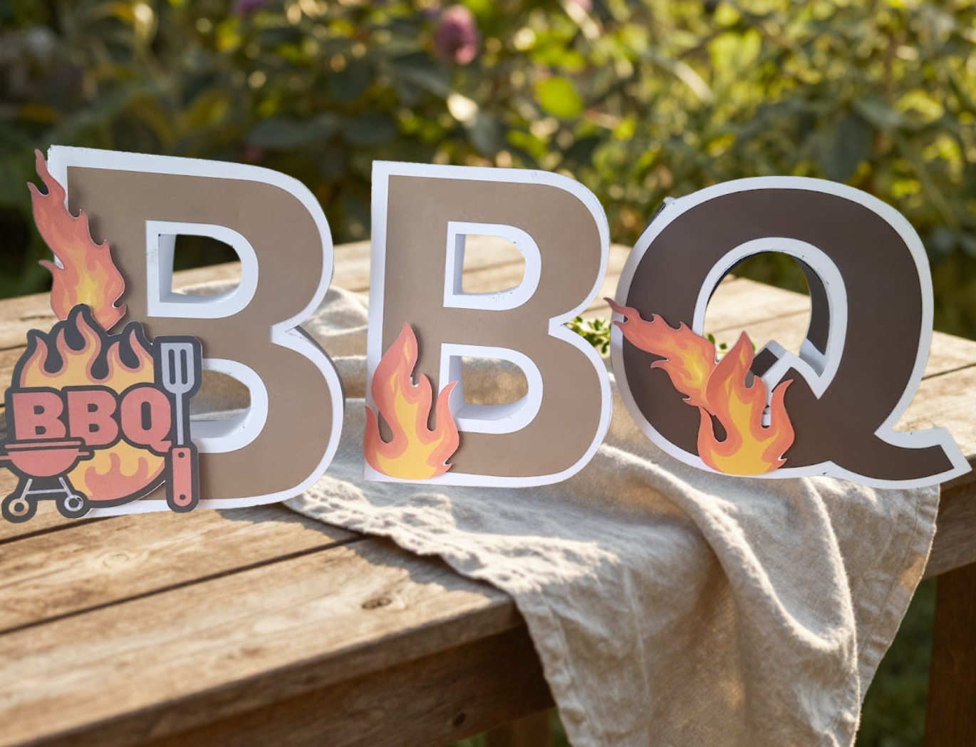 3D Letters - BBQ